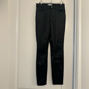 H&M Black Shiny Skinny Jeans